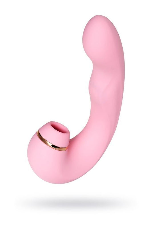 Jos Juna Vakum ve Titreşimli 15cm Pembe Vibratör