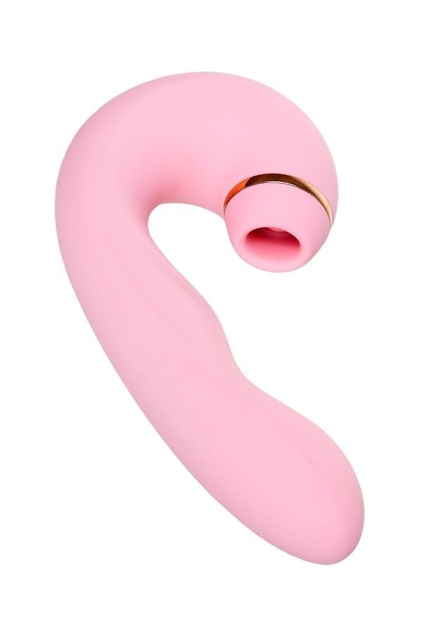 Jos Juna Vakum ve Titreşimli 15cm Pembe Vibratör