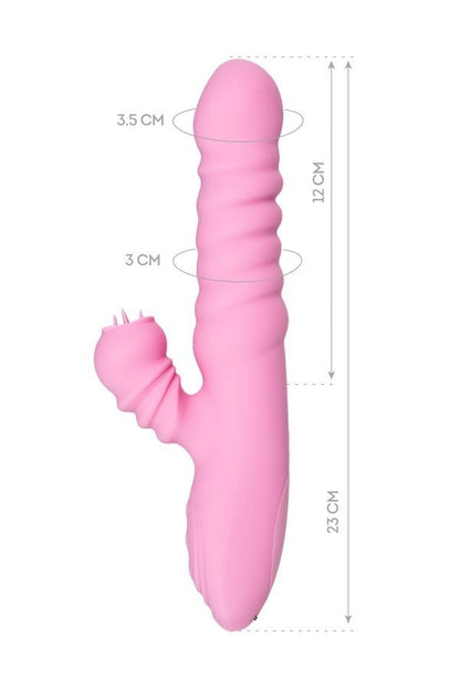 Jos Lixy Yukarı Aşağı ve Isıtma Fonksiyonlu 23cm Vibratör