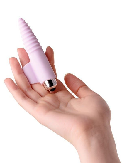 Jos Nova Parmak Ucu Anal Plug pembe 9 cm