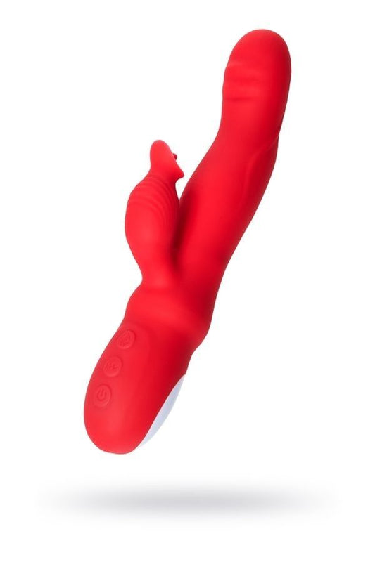 Jos Redli 21cm Kırmızı Klitoral Uyarıcılı Vibratör