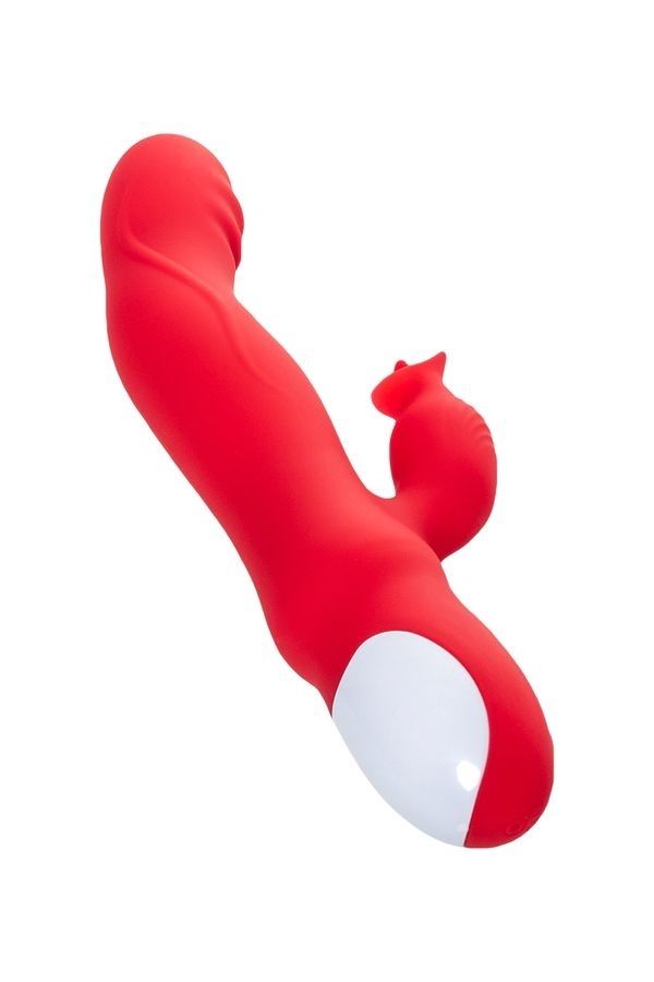 Jos Redli 21cm Kırmızı Klitoral Uyarıcılı Vibratör