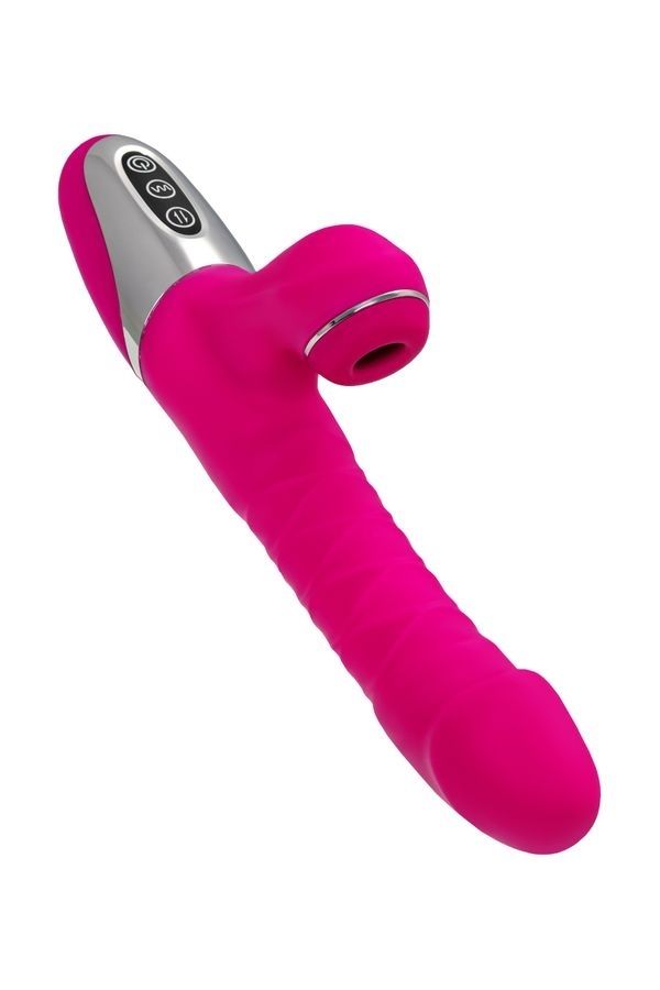 Jos TO-FROLLY Yukarı Aşşağı Hareketli ve Vakumlu Vibratör 21,5 cm