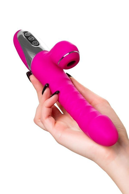 Jos TO-FROLLY Yukarı Aşşağı Hareketli ve Vakumlu Vibratör 21,5 cm