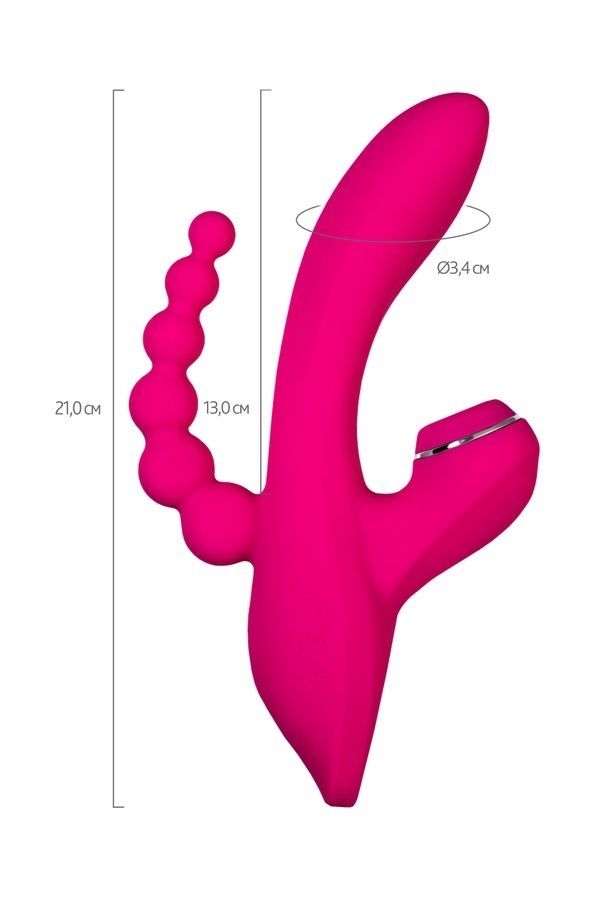 Jos TRIPLING 3&apos;ü 1 Arada 21 cm Vibratör
