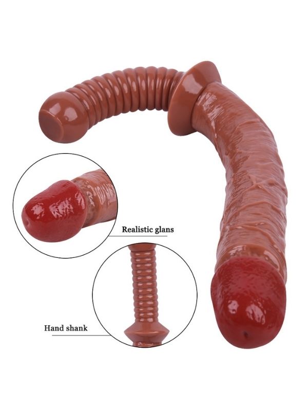 KahveRengi 38 cm Jop Dildo Model No:1070