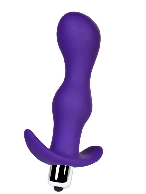 Kamet Anal Vibro Plug Beden L  mor 14 cm