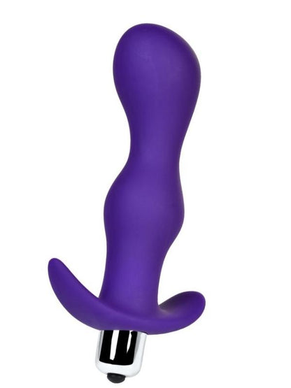 Kamet Anal Vibro Plug Beden L  mor 14 cm