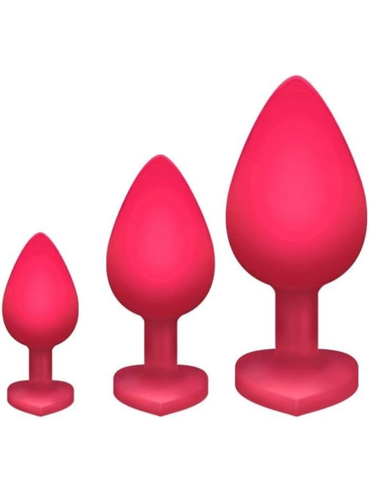 Kırmızı Kalpli Anal Set