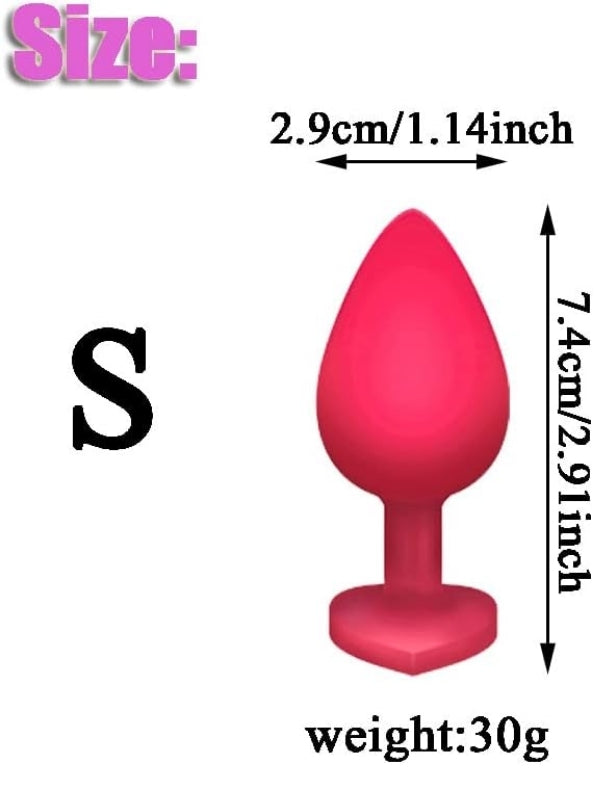 Kırmızı Kalpli Anal Set