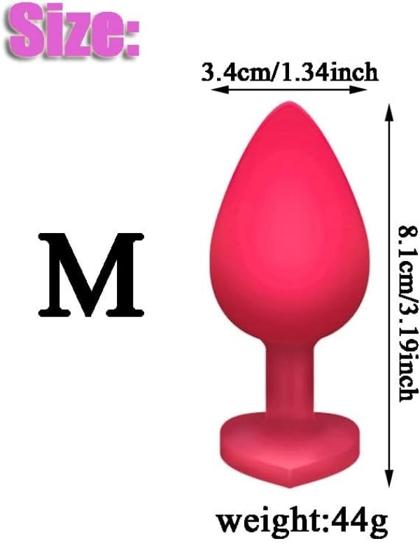 Kırmızı Kalpli Anal Set