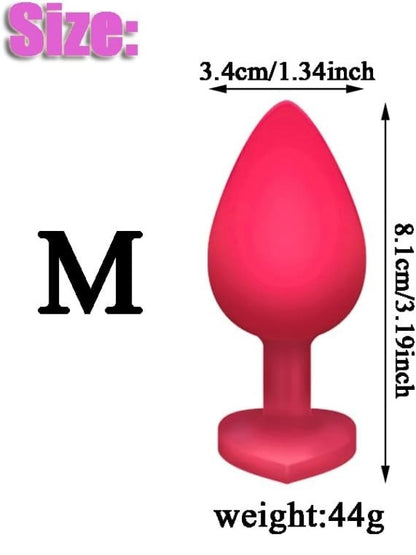Kırmızı Kalpli Anal Set