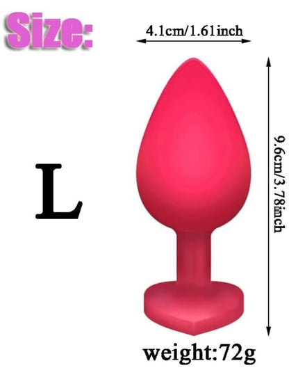 Kırmızı Kalpli Anal Set