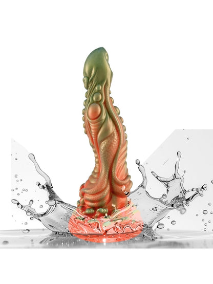 Kırmızı Yeşil Canavar Dildo Model 5
