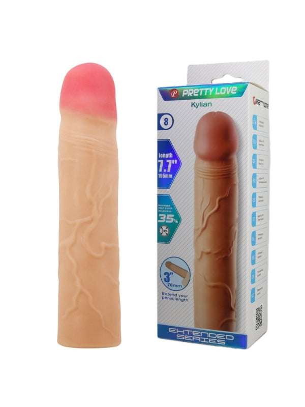 Kylian Gerçek Hissiyatlı Uzatıcı Penis Kılıfı
