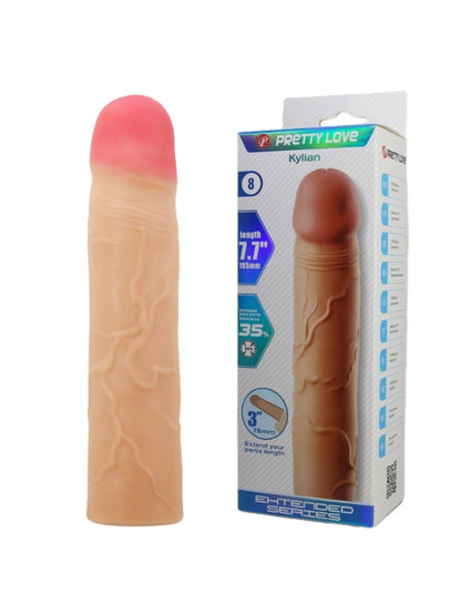 Kylian Gerçek Hissiyatlı Uzatıcı Penis Kılıfı