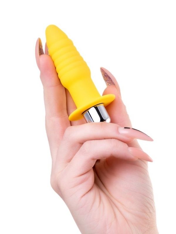 Lancy Anal Plug Sarı,11 cm