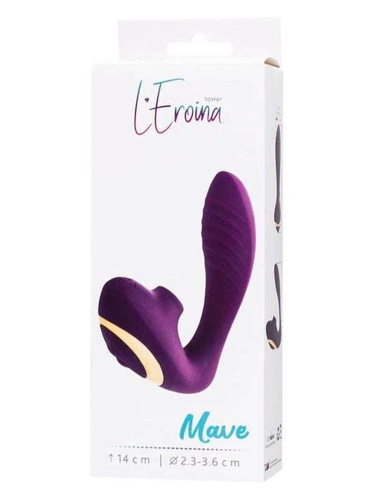 L&apos;EROİNA Mave Vakumlu Vibratör mor