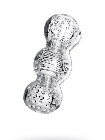 Lingam Masturbator Rashmi, TPE, Şeffaf, 15,5 cm