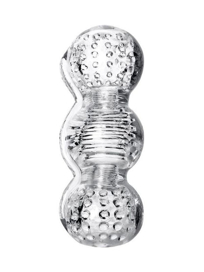 Lingam Masturbator Rashmi, TPE, Şeffaf, 15,5 cm