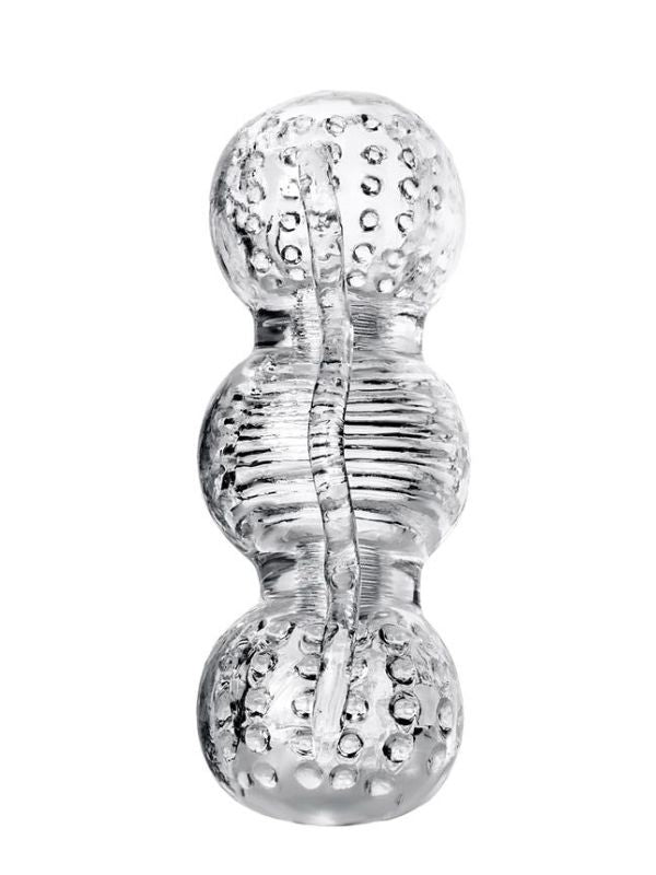 Lingam Masturbator Rashmi, TPE, Şeffaf, 15,5 cm