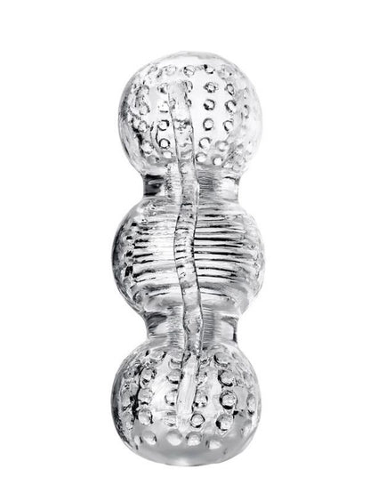 Lingam Masturbator Rashmi, TPE, Şeffaf, 15,5 cm