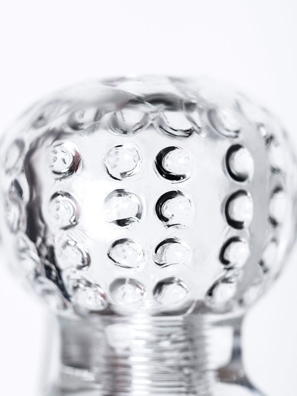 Lingam Masturbator Rashmi, TPE, Şeffaf, 15,5 cm