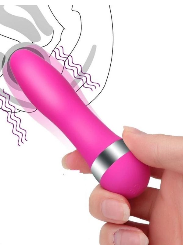 Mini Vibratör Tek Modlu Pembe