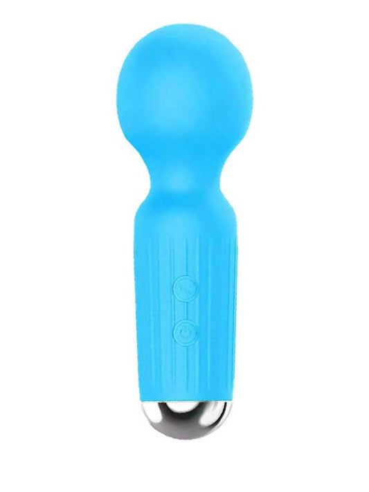 Mini Wand Masaj Vibratörü Mavi