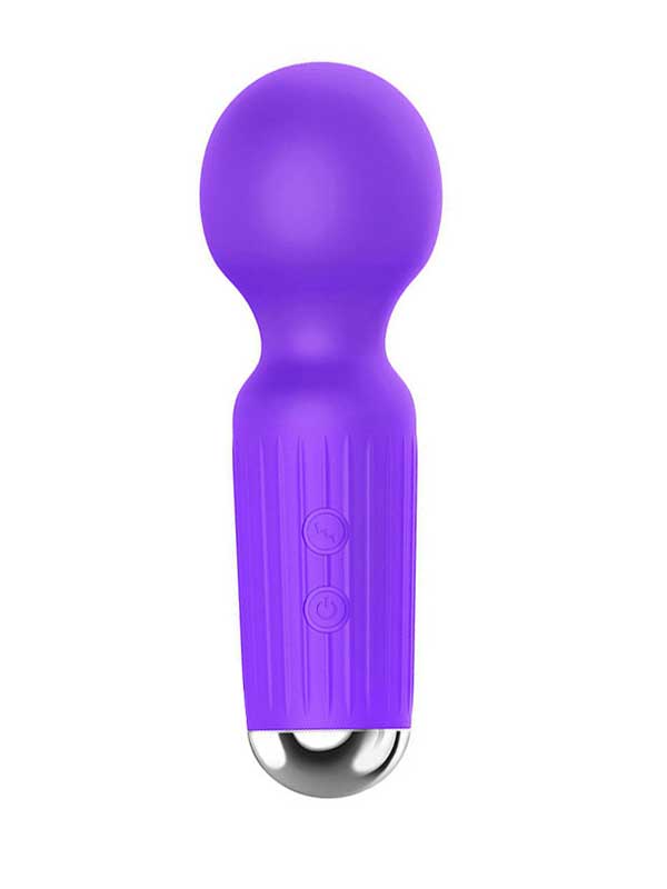 Mini Wand Masaj Vibratörü Mor