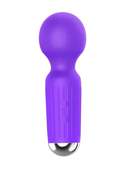 Mini Wand Masaj Vibratörü Mor