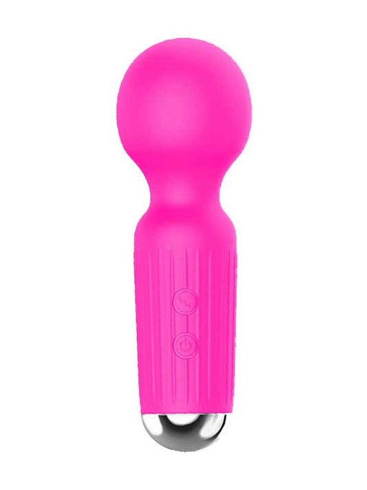 Mini Wand Masaj Vibratörü Pembe