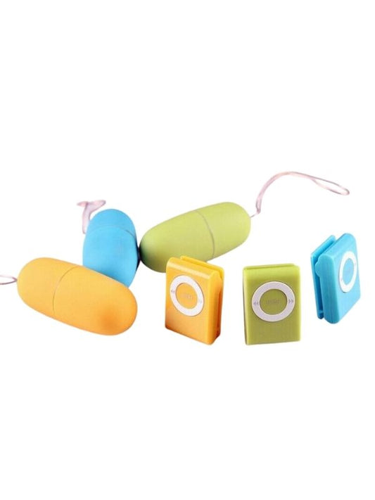 MP3 Şeklinde Uzaktan Kumandalı Renkli Yumurta Vibratör