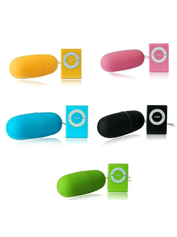 MP3 Şeklinde Uzaktan Kumandalı Renkli Yumurta Vibratör