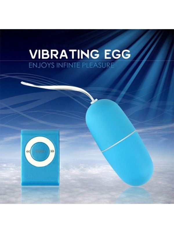 MP3 Şeklinde Uzaktan Kumandalı Renkli Yumurta Vibratör