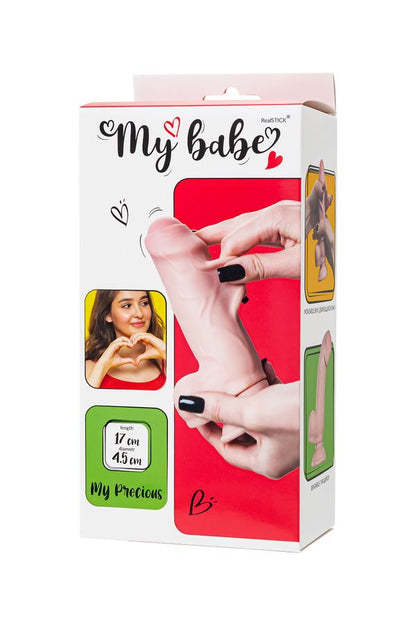 My Babe Kıkırdaklı Deri Katmanlı My Sweety  21,5 cm Dildo