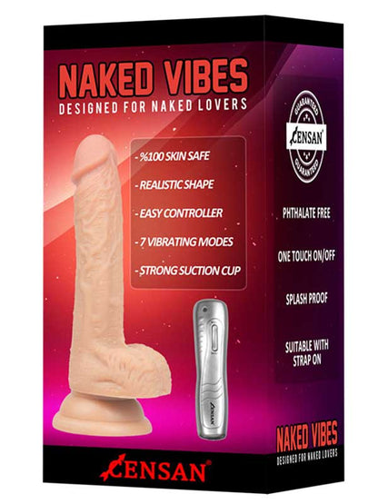 Naked Vibes 18cm Gerçekçi Dildo Vibratör