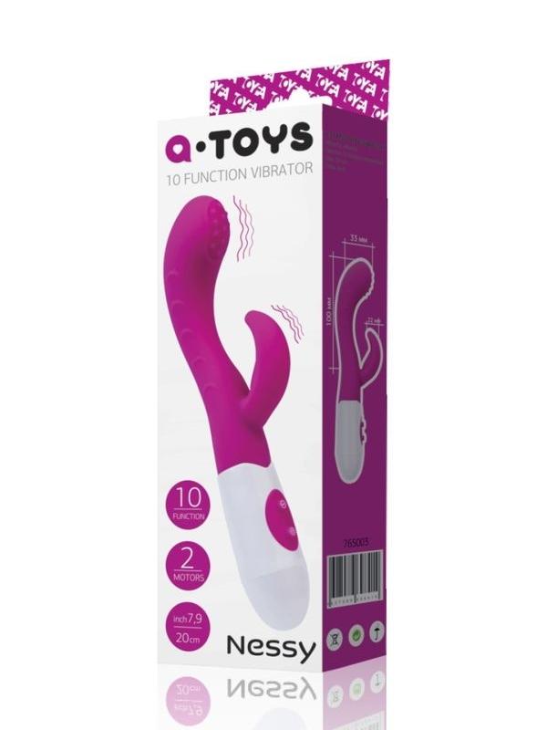 Nessy Klitoral Uyarıcı Vibratör silikon pembe 20 cm