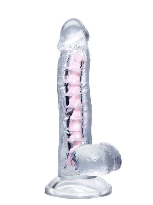 Paret Kıkırdaklı Jel Dildo 18 cm