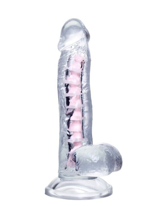 Paret Kıkırdaklı Jel Dildo 18 cm