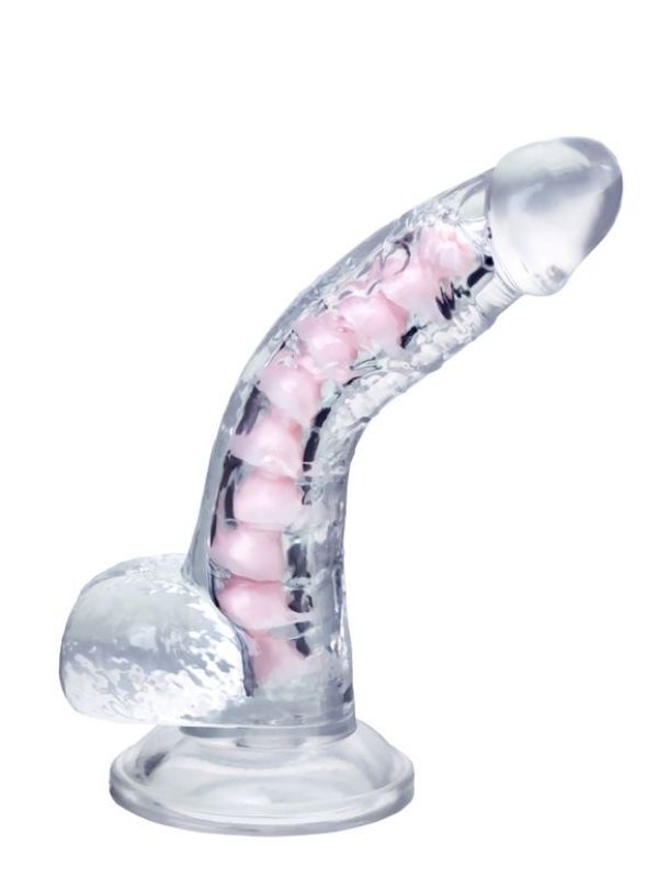Paret Kıkırdaklı Jel Dildo 18 cm