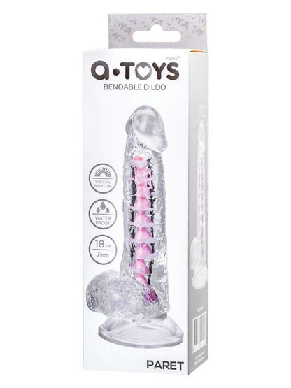 Paret Kıkırdaklı Jel Dildo 18 cm