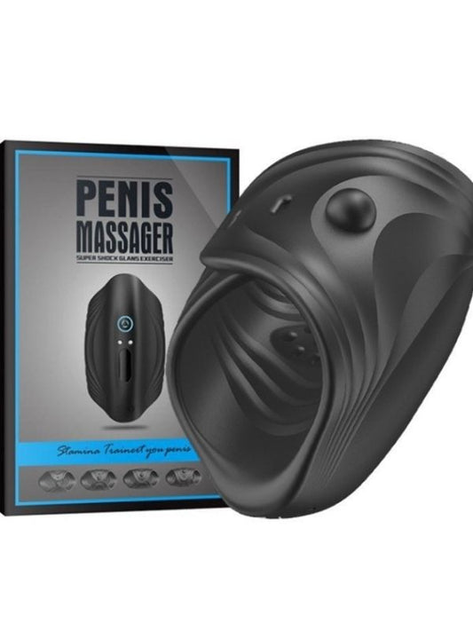 Penis Massager Super Shock Glans Exerciser Titreşimli Mastürbatör