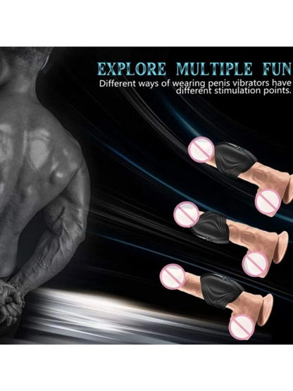 Penis Massager Super Shock Glans Exerciser Titreşimli Mastürbatör