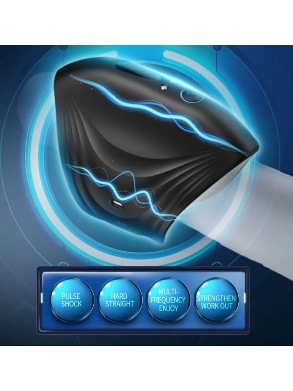 Penis Massager Super Shock Glans Exerciser Titreşimli Mastürbatör