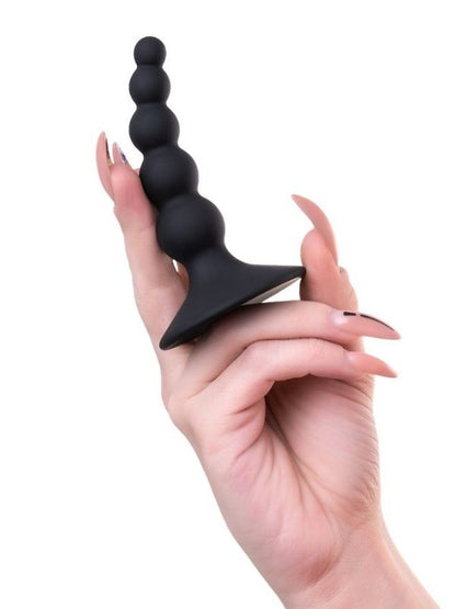 POPO Bootes Anal Plug silikon siyah 10 cm