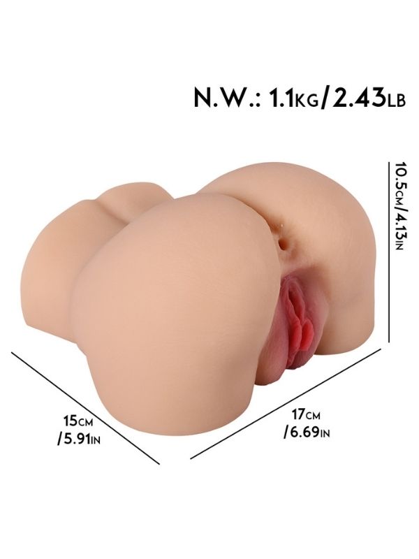 Realistik 1.1 Kg Doggy ve Misyoner Pozisyon Gerçekçi Kalça