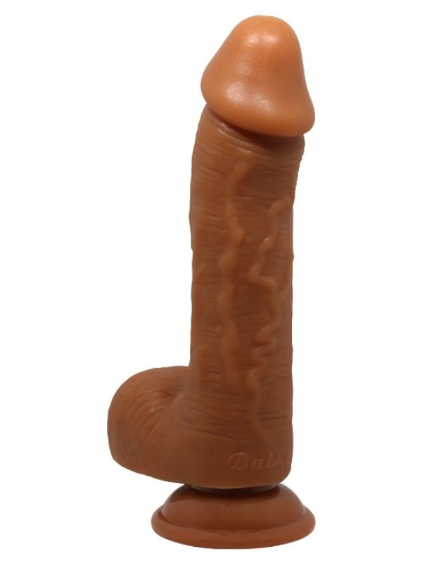 Realistik Vantuzlu Melez Dildo Penis