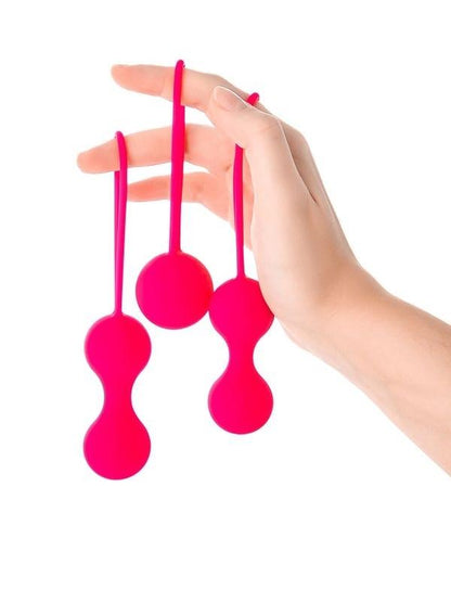 Redvil Kegel Vajinal Top Seti Pembe 16,5 cm