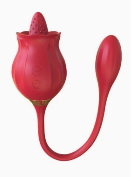 Rose 2&apos;si 1 Arada Dilli Gül Vibratör